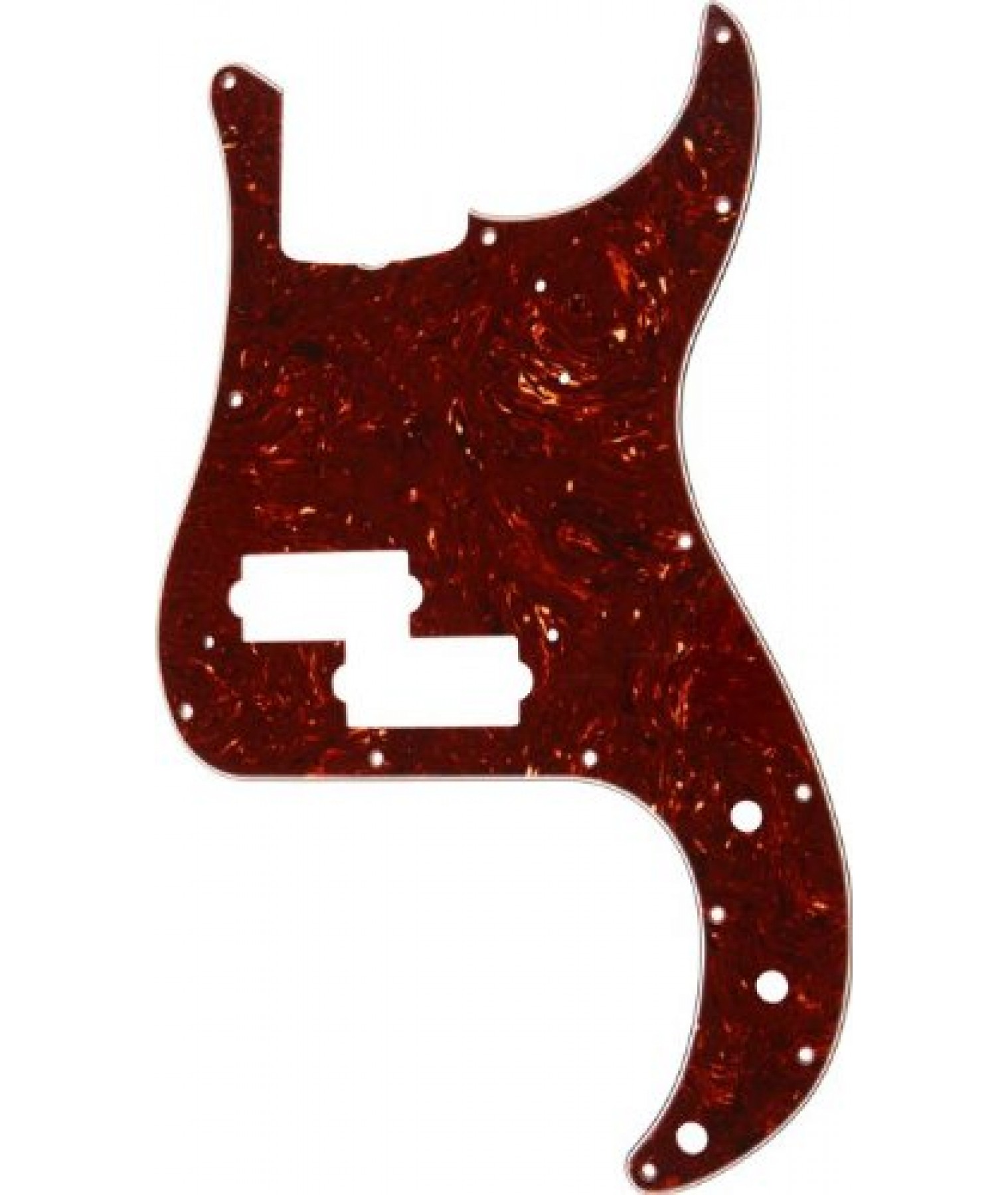FENDER 62 Precision Bass Pickguard, Tortoise Shell 4p 0992021000
